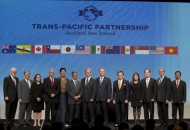 Pacific Rim nations sign giant trade deal amid protests